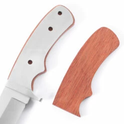 *Drop Point Hunter - Full Tang - DIY Blade Kit W/Bloodwood Scales (pre-machined) -Knife Kits Sales Shop 0d78ee77 d867 4340 98eb e001dc835f50