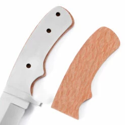 *Drop Point Hunter - Full Tang - DIY Blade Kit W/Lacewood Scales (pre-machined) -Knife Kits Sales Shop 1746daae 74b0 4b57 a1c5 0414f3d38198