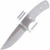 **Drop Point Hunter - Full Tang - DIY Knife Kit - (Blade, SS Guard & Pinstock Only)