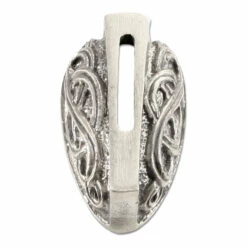 Guard - Braided Knot IX - (1-1/4 X 5/8 X 3/8) - [0.6 X 0.08 Slot] - Nickel Silver -Knife Kits Sales Shop 440038N img3 1500