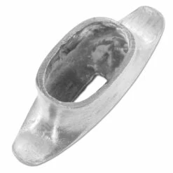 Guard - Dagger II - (1-3/4 X 1/2 X 1/2) - [0.385 X 0.1 Slot] - Nickel Silver -Knife Kits Sales Shop 440059N img2 1500