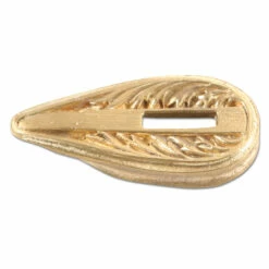 Guard - Feather - (1-5/8 X 3/4 X 1/4) - [0.46 X 0.11 Slot] - Bronze
