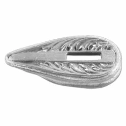 Guard - Feather - (1-5/8 X 3/4 X 1/4) - [0.46 X 0.11 Slot] - Nickel Silver