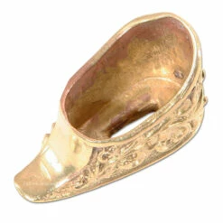 Guard - Floral Scroll II - (1-1/2 X 5/8 X 7/8) - [0.4 X 0.08 Slot] - Bronze -Knife Kits Sales Shop 440067B img2 1500