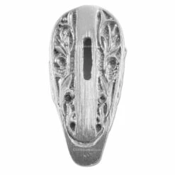 Guard - Floral Scroll II - (1-1/2 X 5/8 X 7/8) - [0.4 X 0.08 Slot] - Nickel Silver -Knife Kits Sales Shop 440067N img3 1500