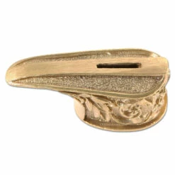 Guard - Floral Scroll - (1-7/8 X 5/8 X 7/8) - [0.5 X 0.055 Slot] - Bronze