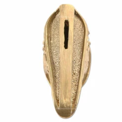 Guard - Floral Scroll - (1-7/8 X 5/8 X 7/8) - [0.5 X 0.055 Slot] - Bronze -Knife Kits Sales Shop 440099B img3 1500