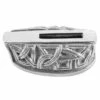 Guard - Celtic Motif - (1-1/4 X 3/4 X 3/8) - [0.575 X 0.085 Slot] - Nickel Silver -Knife Kits Sales Shop 440104N img1 1500