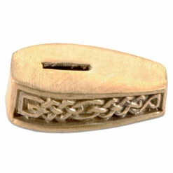 Guard - Braided Knot II - (1-3/8 X 3/4 X 1/2) - [0.385 X 0.05 Slot] - Bronze