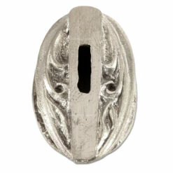 Guard - Floral Scroll VII - (1-1/4 X 3/4 X 1/2) - [0.38 X 0.095 Slot] - Nickel Silver -Knife Kits Sales Shop 440123N img3 1500