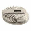 Guard - Scallop - (1-1/4 X 3/4 X 5/8) - [0.34 X 0.08 Slot] - Nickel Silver -Knife Kits Sales Shop 440129N img1 1500