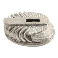 Guard - Scallop - (1-1/4 X 3/4 X 5/8) - [0.34 X 0.08 Slot] - Nickel Silver