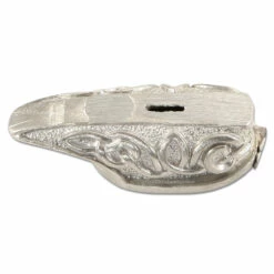 Guard - Braided Knot VII - (1-5/8 X 3/4 X 1/2) - [0.42 X 0.12 Slot] - Nickel Silver