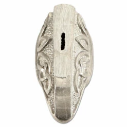 Guard - Braided Knot VII - (1-5/8 X 3/4 X 1/2) - [0.42 X 0.12 Slot] - Nickel Silver -Knife Kits Sales Shop 500468N img3 1500