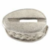 Guard - Braided Knot V - (1 X 3/4 X 1/2) - [0.48 X 0.12 Slot] - Nickel Silver -Knife Kits Sales Shop 50668N img1 1500