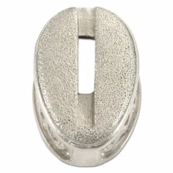 Guard - Braided Knot V - (1 X 3/4 X 1/2) - [0.48 X 0.12 Slot] - Nickel Silver -Knife Kits Sales Shop 50668N img3 1500