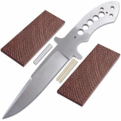 Knife Kits Sales Shop 13 Rambler - Master Series Fixed Blade Knife Kit - (DIY Parts Kit W/Wenge Scales)