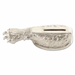 Guard - Wolf Paw - (2 X 3/4 X 5/8) - [0.625 X 0.0625 Slot] - Nickel Silver