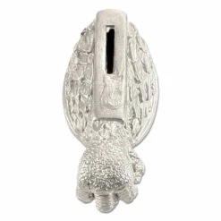 Guard - Eagle Claw - (1-7/8 X 7/8 X 5/8) - [0.5 X 0.0625 Slot] - Nickel Silver -Knife Kits Sales Shop 60004N img3 1500