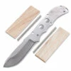 *Mamba Knife Kit - (USA High Carbon) - DIY Blade Kit W/Canarywood Scales -Knife Kits Sales Shop AD0003BLP HC rsk canary 1 1500