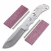 *Mamba Knife Kit - (USA High Carbon) - DIY Blade Kit W/Purpleheart Scales -Knife Kits Sales Shop AD0003BLP HC rsk prphrt 1 1500