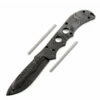 *Mamba Knife Kit - (USA Damascus) - DIY Blade Blank & Pinstock Only -Knife Kits Sales Shop AD0003BLP rsk 1 1500