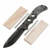 *Mamba Knife Kit - (USA Damascus) - DIY Blade Kit W/Canarywood Scales -Knife Kits Sales Shop AD0003BLP rsk canary 1 1500