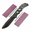 *Mamba Knife Kit - (USA Damascus) - DIY Blade Kit W/Purpleheart Scales 2 *Mamba Knife Kit - (USA Damascus) - DIY Blade Kit W/Purpleheart Scales -Knife Kits Sales Shop AD0003BLP rsk prphrt 1 1500