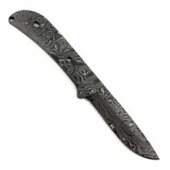 **Renegade Knife Kit - (USA Damascus) - DIY Knife Kit - (Blade Blank & Pinstock Only) -Knife Kits Sales Shop AD0007BL img4 1500