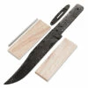 *Texas Bowie Knife Kit - (USA Damascus) - DIY Blade Kit W/Canarywood Scales