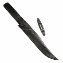 *Texas Bowie Knife Kit - (USA Damascus) - DIY Blade Kit W/Canarywood Scales 12 *Texas Bowie Knife Kit - (USA Damascus) - DIY Blade Kit W/Canarywood Scales -Knife Kits Sales Shop AD0008BL img4 1500 8