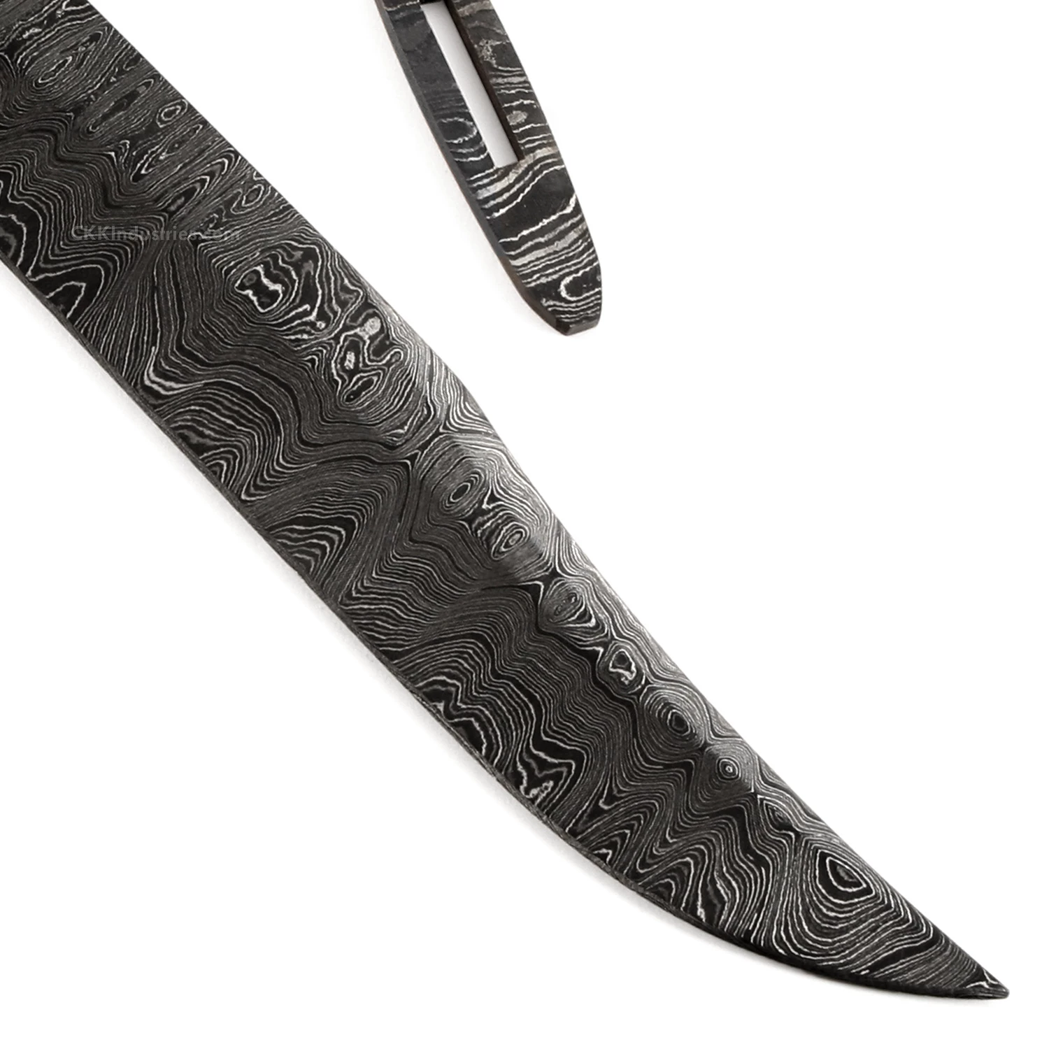 **Texas Bowie Knife Kit - (USA Damascus) - DIY Knife Kit - (Blade Blank & Pinstock Only) 7 **Texas Bowie Knife Kit - (USA Damascus) - DIY Knife Kit - (Blade Blank & Pinstock Only) - Image 5