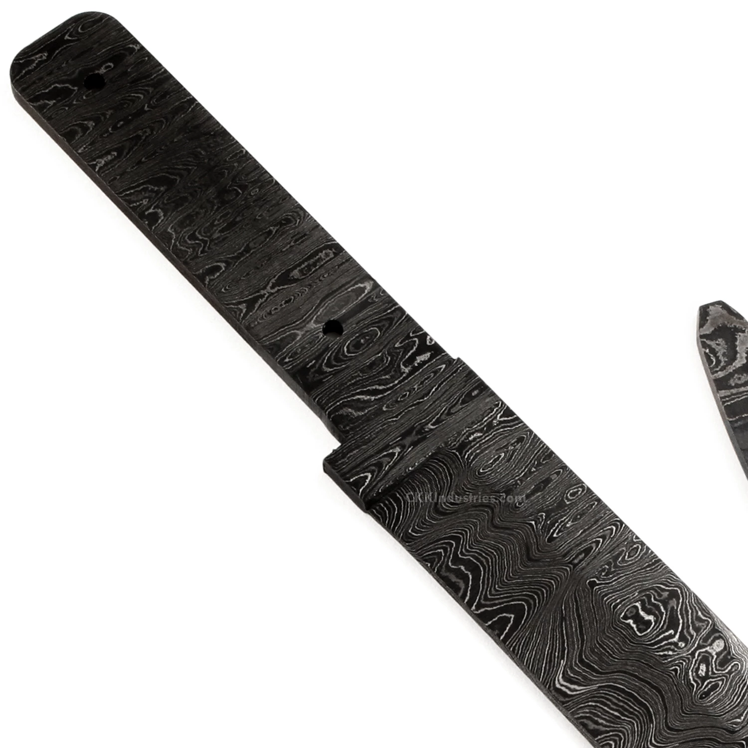 **Texas Bowie Knife Kit - (USA Damascus) - DIY Knife Kit - (Blade Blank & Pinstock Only) 8 **Texas Bowie Knife Kit - (USA Damascus) - DIY Knife Kit - (Blade Blank & Pinstock Only) - Image 6