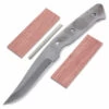 *Side Spur Knife Kit - (High Carbon) - DIY Blade Kit W/Bubinga Scales -Knife Kits Sales Shop AD0009BLP HCP rsk bubinga 1 1500