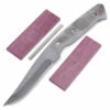 *Side Spur Knife Kit - (High Carbon) - DIY Blade Kit W/Purpleheart Scales -Knife Kits Sales Shop AD0009BLP HCP rsk prphrt 1 1500