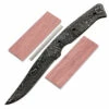*Side Spur Knife Kit - (USA Damascus) - DIY Blade Kit W/Bubinga Scales -Knife Kits Sales Shop AD0009BLP rsk bubinga 1 1500
