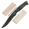 *Side Spur Knife Kit - (USA Damascus) - DIY Blade Kit W/Canarywood Scales -Knife Kits Sales Shop AD0009BLP rsk canarywd 1 1500