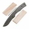 *Claw Knife Kit - (USA Damascus) - DIY Blade Kit W/Canarywood Scales -Knife Kits Sales Shop AD0010BLP canarywd 1 1500