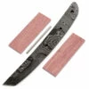*Bushido Knife Kit - (USA Damascus) - DIY Blade Kit W/Bubinga Scales -Knife Kits Sales Shop AD0011BLP bubinga 1 1500