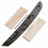 *Bushido Knife Kit - (USA Damascus) - DIY Blade Kit W/Canarywood Scales 2 *Bushido Knife Kit - (USA Damascus) - DIY Blade Kit W/Canarywood Scales -Knife Kits Sales Shop AD0011BLP canarywd 1 1500