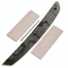 *Bushido Knife Kit - (USA Damascus) - DIY Blade Kit W/Mahogany Scales -Knife Kits Sales Shop AD0011BLP mahogany 1 1500
