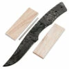*Talon Knife Kit - (USA Damascus) - DIY Blade Kit W/Canarywood Scales -Knife Kits Sales Shop AD0012BLP canary rsk 1 1500