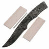 *Talon Knife Kit - (USA Damascus) - DIY Blade Kit W/Mahogany Scales
