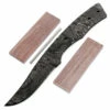 *Talon Knife Kit - (USA Damascus) - DIY Blade Kit W/Walnut Scales -Knife Kits Sales Shop AD0012BLP walnut rsk 1 1500