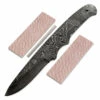 *Trail Lark Knife Kit - (USA Damascus) - DIY Blade Kit W/Lacewood Scales 1 *Trail Lark Knife Kit - (USA Damascus) - DIY Blade Kit W/Lacewood Scales -Knife Kits Sales Shop AD0013BLP lacewd rsk 1 1500