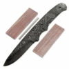 *Trail Lark Knife Kit - (USA Damascus) - DIY Blade Kit W/Walnut Scales -Knife Kits Sales Shop AD0013BLP walnut rsk 1 1500