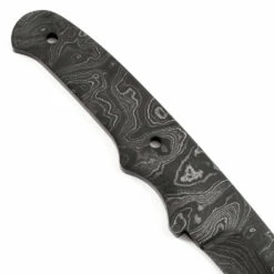 *Trail Lark Knife Kit - (USA Damascus) - DIY Blade Kit W/Lacewood Scales -Knife Kits Sales Shop AD0013BL img6 1500 4