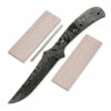 *Rebel Skinner Knife Kit - (USA Damascus) - DIY Blade Kit W/Mahogany Scales -Knife Kits Sales Shop AD0014BLP mahog 1 1500
