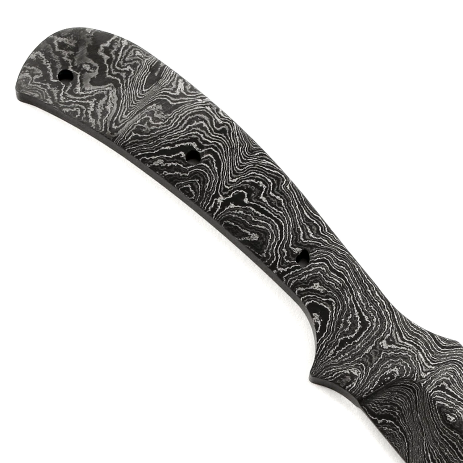 *Rebel Skinner XL Knife Kit - (USA Damascus) - DIY Blade Kit W/Yellowheart Scales 8 *Rebel Skinner XL Knife Kit - (USA Damascus) - DIY Blade Kit W/Yellowheart Scales - Image 6