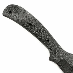 *Rebel Skinner XL Knife Kit - (USA Damascus) - DIY Blade Kit W/Canarywood Scales -Knife Kits Sales Shop AD0014BL img6 1500 2